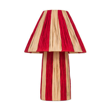 Wisteria Monaco Raffia Paper Table Lamp