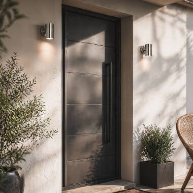Image of Edit Satin Outdoor Wall light