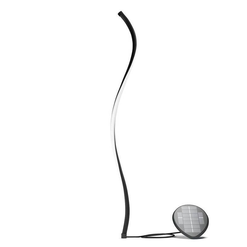 Image of Suri Fluoro Solar LED USB Rechargeable Outdoor Post Light