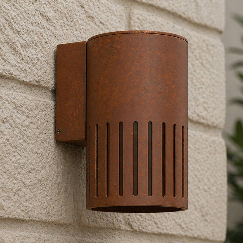 Image of Westport Coastal Rusty Glow Outdoor Wall Light