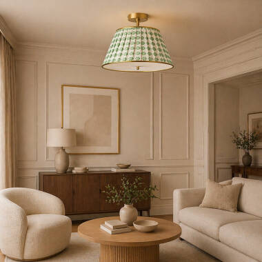 Image of Wisteria Eclipse Flush Ceiling Light