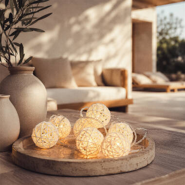 Image of Edit Bhala 1.6M Battery Operated LED String Lights - 10 Lights