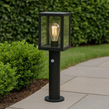 Image of Suri Paros Solar LED Outdoor Post Light with PIR Sensor