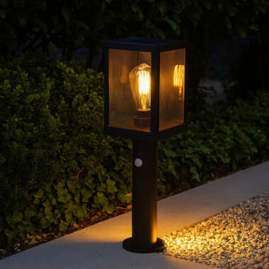 Image of Suri Paros Solar LED Outdoor Post Light with PIR Sensor