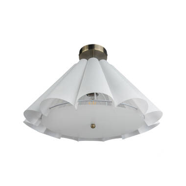 Image of Wisteria Violet Flush Ceiling Light
