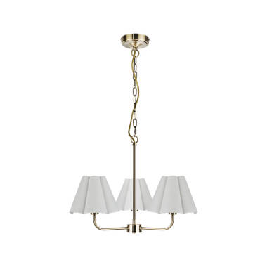 Image of Wisteria Violet  3 Light Multi Arm Ceiling Pendant Light