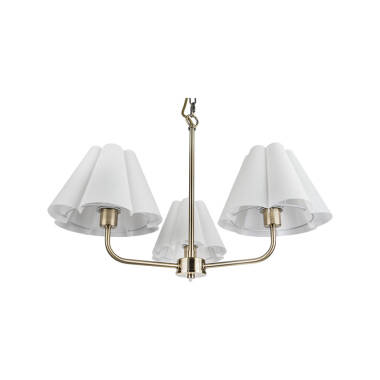 Image of Wisteria Violet  3 Light Multi Arm Ceiling Pendant Light