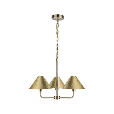 Image of Wisteria Camelia 3 Light Multi Arm Ceiling Pendant Light
