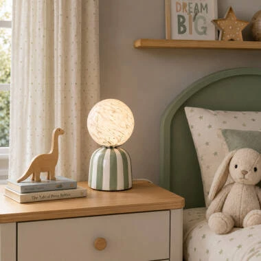Wisteria Pop Ceramic Table Lamp