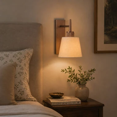 Westport Park Linen Wall Light