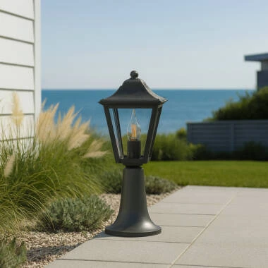 Edit Coastal Pebble Outdoor Pedestal Light