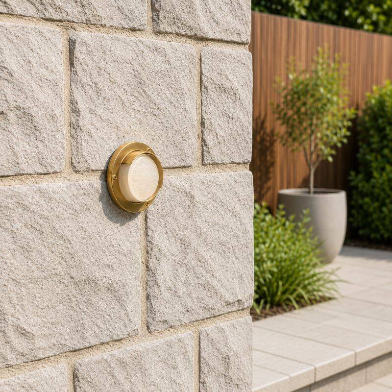 Image of Westport Coastal Hornsea Outdoor Flush Wall Light