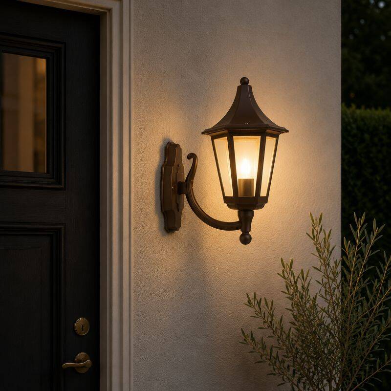 Image of Edit Coastal Shanklin Outdoor Lantern Wall Light