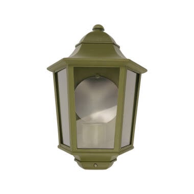 Image of Edit Coastal Dunbar Half Lantern Outdoor Wall Light