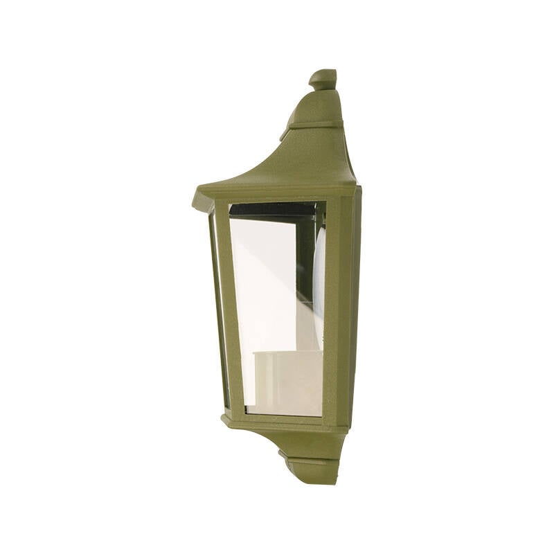 Image of Edit Coastal Dunbar Half Lantern Outdoor Wall Light