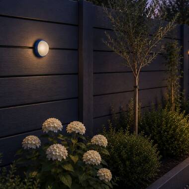 Image of Edit Coastal Pooley Outdoor Flush Wall Light
