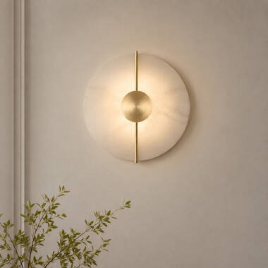 Edit Lusso Marble LED Flush Wall Light