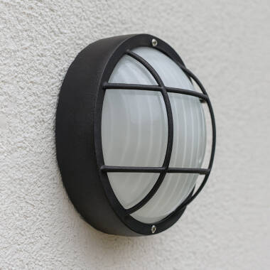 Image of Edit Coastal Lulworth Outdoor Round Bulkhead Wall Light