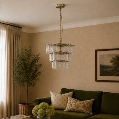 Wisteria Merise Clear Glass Ceiling Pendant Light