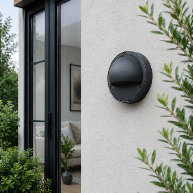 Image of EasyFit Core 12v Garden Lights - Ivy LED Outdoor Flush Wall Light