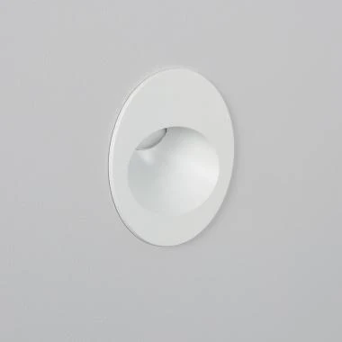 Edit Coney 3W Round Recessed Outdoor Wall Light