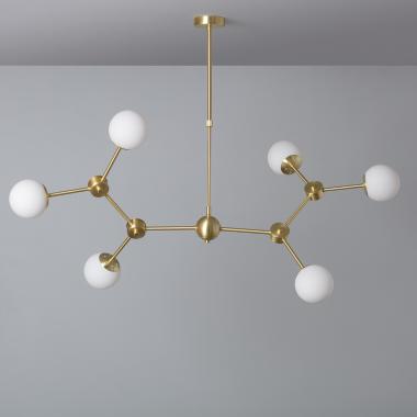 Edit Moonlight 6 Arm Semi-Flush Ceiling Light