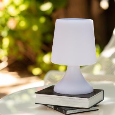 Edit Uyoga USB Rechargeable LED Outdoor Table Lamp with Speaker and Remote Control